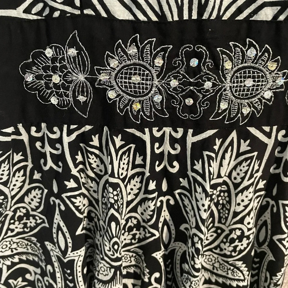 Jackpot black and‎ white boho dress - Picture 2 of 7